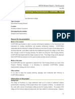 A&D, India: Centre of Science and Technology For Rural Development - COSTFORD Part B1