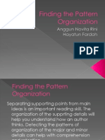 Finding The Pattern Organization