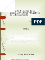 PANSS - Escala Sindromática de Los Síntomas Positivos y Negativos de La Esquizofrenia