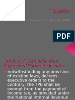 Taxation Affecting Tourism Industry in The Philippines