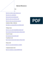 Escrita Cientifica - Lista de Sites