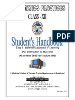 Informatics Practice Handbook-Class XII-CBSE