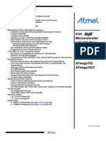 Atmel 2513 8 Bit AVR Microntroller ATmega162 Datasheet