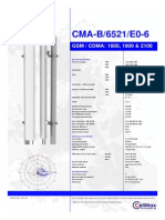 Cma-B/6521/e0-6: GSM / Cdma: 1800, 1900 & 2100