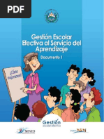 1 Gestión Escolar Efectiva Al Servicio Del Aprendizaje PDF