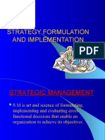 Strategy Formulation and Implementation CH # Lecture