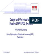 Design and Optimization of Passive UHF RFID Systems