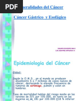 Cáncer Gastrico y Esófago