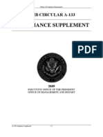 OMB Circular A-133 Compliance Supplement 2009