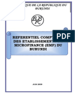 Réferentiel Comptable EMF