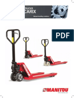 Manitou Carix: Manual Pallet Trucks