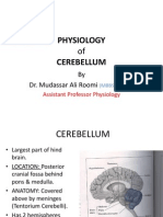 Lecture On PHYSIOLOGY of Cerebellum by Dr. Roomi