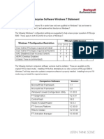 RSLogix 5000 Enterprise Software Windows 7 Statement