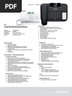 Datasheet Gigaset DA710 v5.0