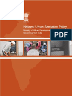 National Urban Sanitation Policy