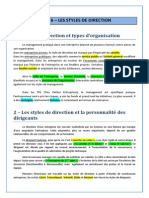 Fiche 6 - Les Styles de Direction PDF