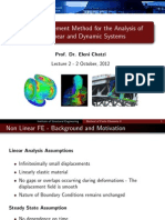 The Finite Element Method For The Analysis of Non-Linear and Dynamic Systems