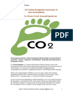 Reduction of Carbon Footprint