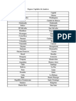 Repaso Capitales de América