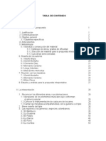 Tabla de Contenido e Índice de Imágenes