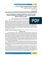 Land Use Planning For Sustained Utilization of Resources Using Remote Sensing & GIS Techniques: A Case Study in Mamit District, Mizoram, India