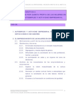 Unidad 4: El Trabajo Por Cuenta Propia en Las Mujeres de España (Autoempleo y Actividad Empresarial)