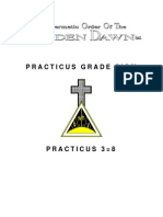 GOLDEN DAWN 3 8 Practicus Grade Sign