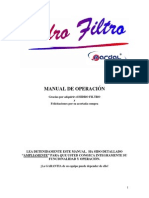 Hidrofiltro Manual