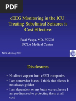 cEEG Monitoring in The ICU: Treating Subclinical Seizures Is Cost Effective