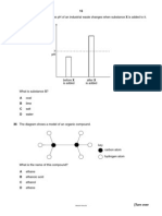 Combined Past Paper Questions On Organic Chemistry