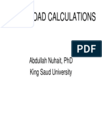 Calculation of Thermal Loads