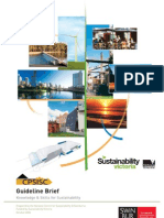 Guideline Brief: Knowledge & Skills For Sustainability