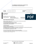 IGCSE Core Paper 3 Nov 2011