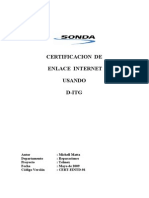 Certificación de Enlace Internet Usando D-ITG v1 0