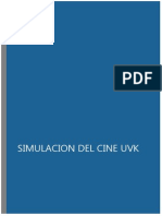 Simulación de Colas de Atención en El Cine UVK