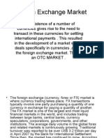 Foreign Exchange Market