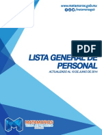 Lista General de Personal