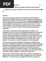 Example Answers Medicine Source Section 1c Disease and Infection