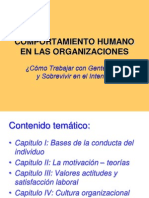 Comportamiento Humano en Las Organizaciones