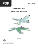 Commercial Pilot Knowledge Test Guide: FAA-G-8082-5