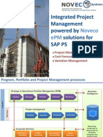 Integrated Project ManagProject - Management - in - SAPement in SAP With Noveco ePM