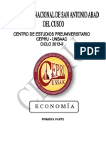 Cepru Unsaac Cusco Economia 2013-II-1ra Parte