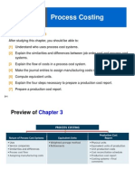 Process Costing: Learning Objectives