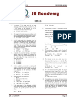 TEST-6: Sub: Fluid Mechanics Module: 63-66