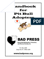 Handbook For Pit Bull Adopters