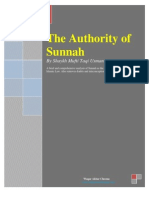 Authority of Sunnah