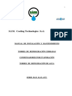 Manual Técnico de Los Condensadores Sim-Cooling - Acquateam Modelos RAX-KAX-AXT Spagnolo Jul-08-2013