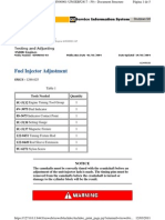 3516B Generator Set Engine - Fuel Injector Adjustment - SIS - CATERPILLAR