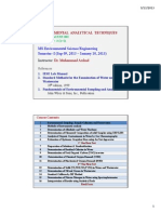 Lecture 01 Analytical Techniques