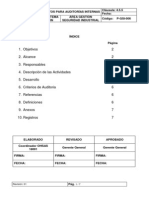 P-Gsi-006 Procedimiento Auditoria Interna